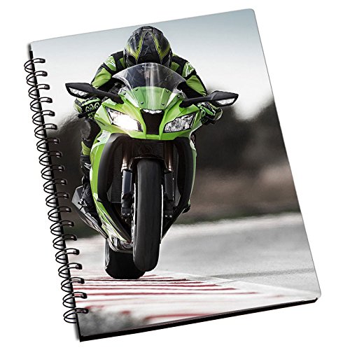 ShopMantra Kawasaki Zx10R A5 Sprial Notebook-160 White Pages