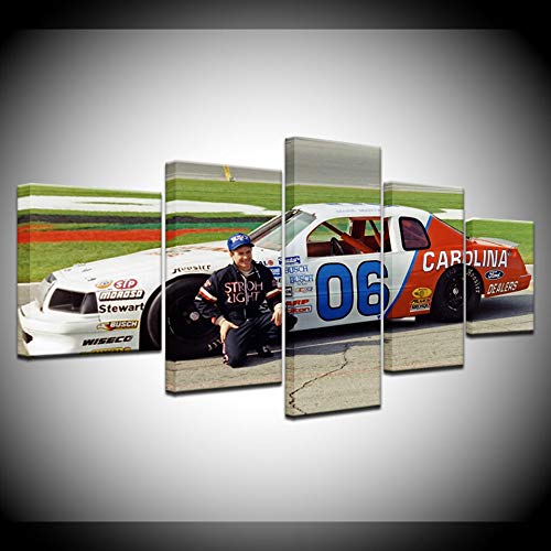 Tableau sur toile 5 panneau HD voiture moderne affiche salon peinture