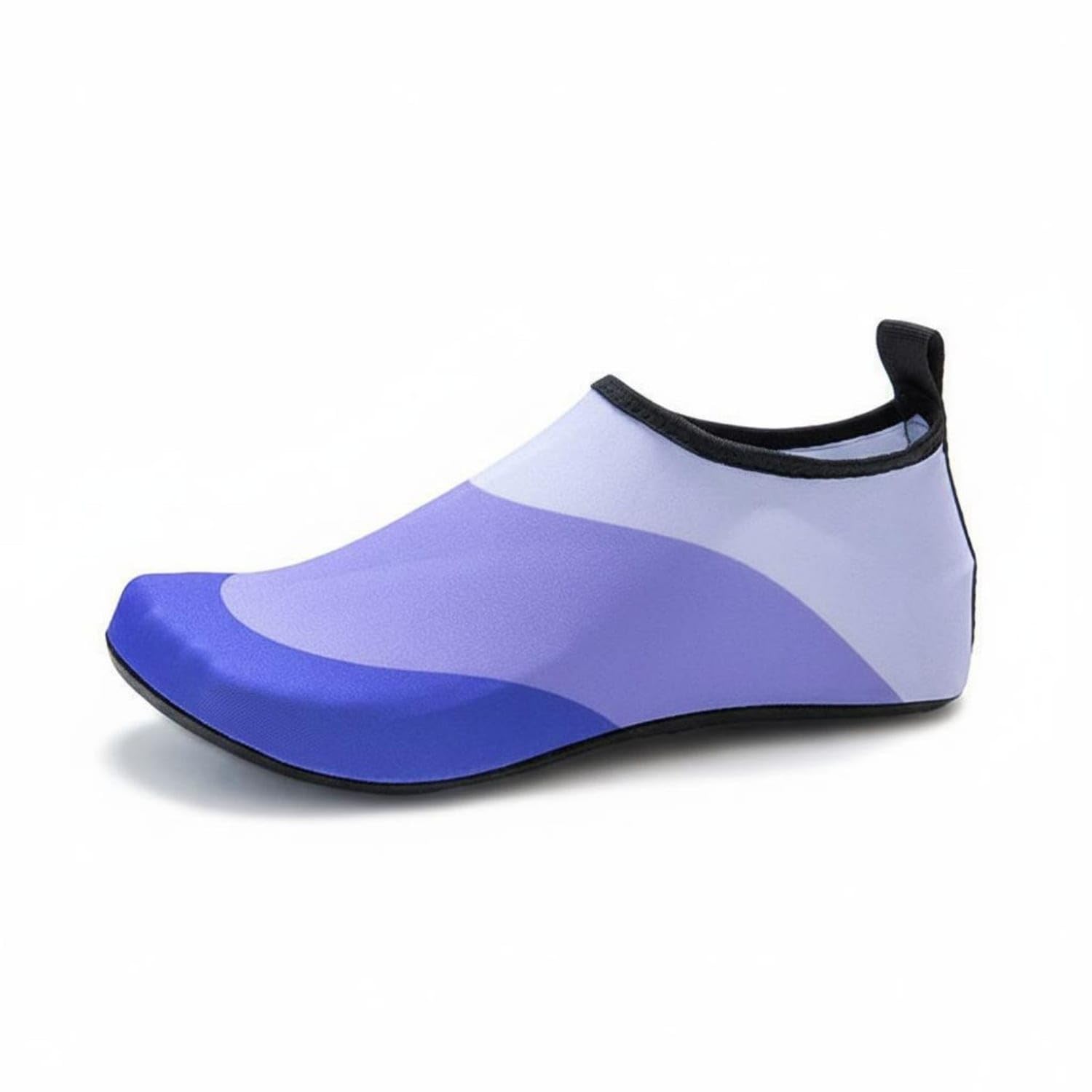 Breathable Quick-Dry Swim Shoes Lightweight Non-Slip Swim Shoes Ultralight Snorkeling Socks Shielded Sole for Men, Women, Kids, Swimming, Gym, Blue Purple White, 36-37-image-20