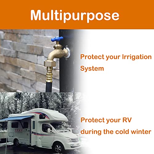 Image of SIGURANTA RV Winterizing Kit with Sprinkler Blowout Adapter, Shut Off Valve,Winterizing RV, Camper, Boat, Motorhome,Garden hose blowing adapter