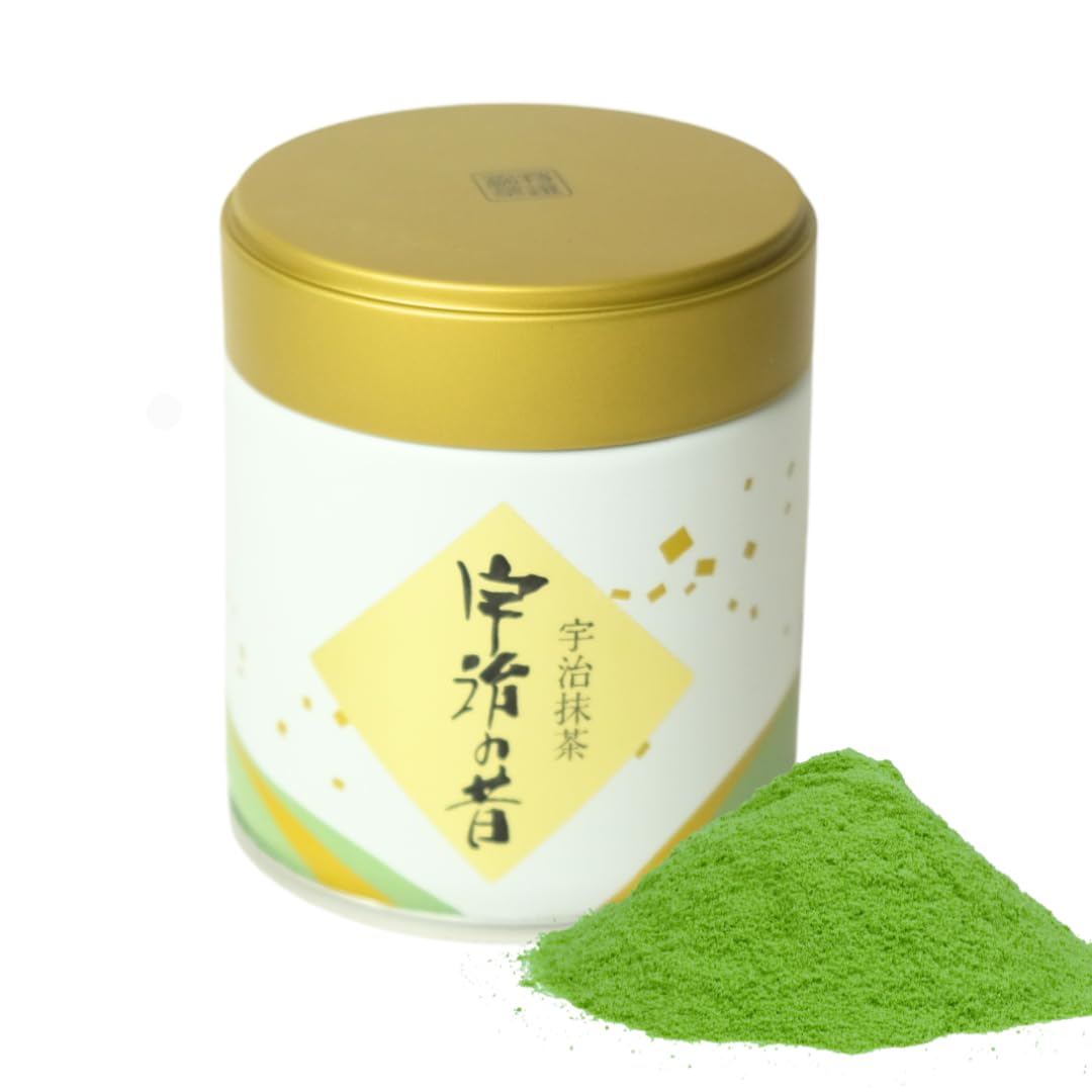 抹茶 40g 宇治園 Amazon | 矢野園 宇治抹茶 宇治の昔 40g缶 【濃茶用】 創業天保七年