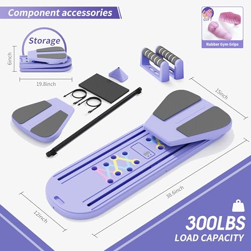 WANFUN Pilates Board Reformer Premium 15-in-1 Upgraded Foldable の商品画像 5