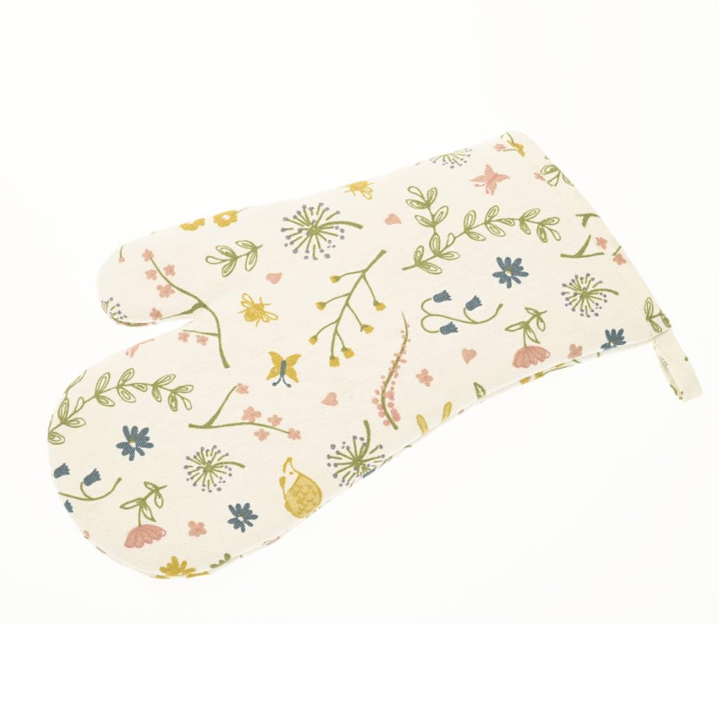 Walton & Co Multicolour - Meadow Countryside And Flowers 100% Cotton Kitchen Indoor/Outdoor Tableware (Meadow Gauntlet: 19Cm X 32Cm)
