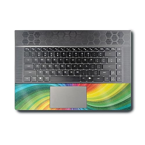 Image of MightySkins Glossy Glitter Skin Compatible with Alienware X16 R1 (2023) Full Wrap Kit - Color Swirl | Protective, Durable High-Gloss Glitter Finish | Easy to Apply & Change Styles | Made in The USA