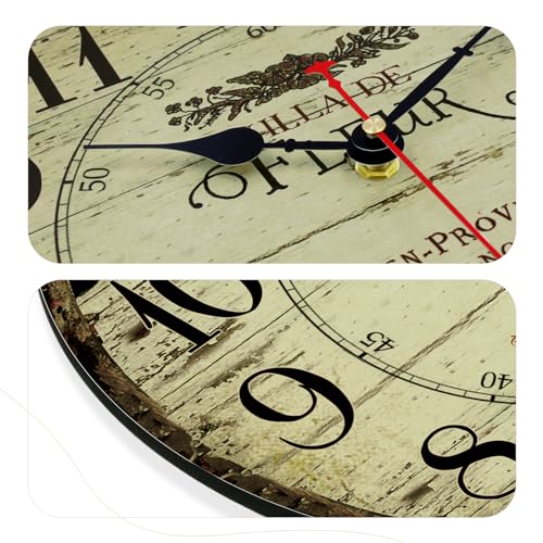 14 Retro French Country Wooden Clock
