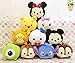 2 Pcs Set Chip and Dale Plush Travel Pillow Stackable Long Cushion for Long Flight car Ride Cruise