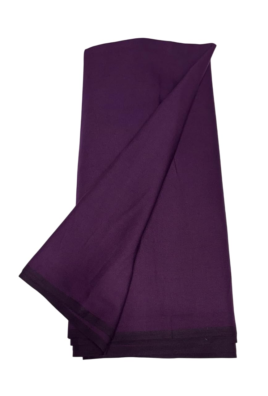 BKRKJ for Women & Men Merino Wool Spun Fabric for Stitching Woollen Suits Salwars Shirts Kurta Pyjama Pathani Suits Blouse Scarf Patiyala Chudidar,Dark Wine 139 (2.5 Meter)-image-4