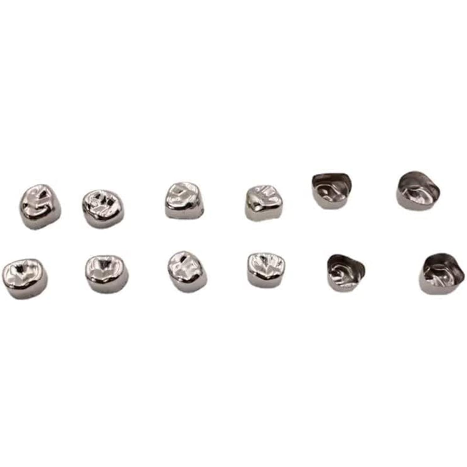 Stainless Steel Primary Molar Crown Adult Dental Crowns Lab Materials