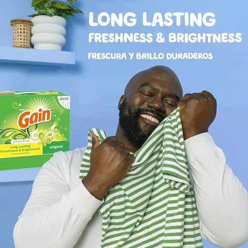 Gain Powder Laundry Detergent, Original Scent, 133 Loads, 123 OZ (Pack of 2) - image 2