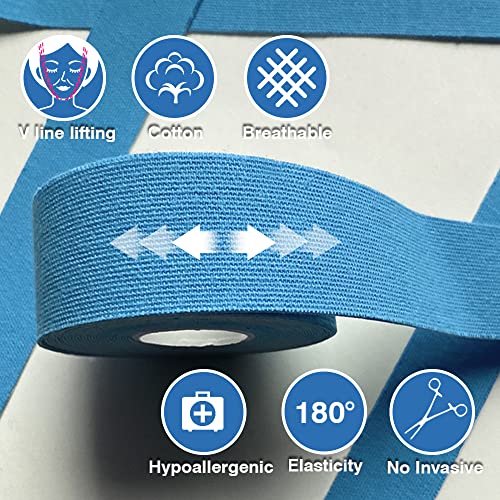 Adesivos para rugas na testa – Fita facial – Fita de rugas – Linha V – Máscara facial antienvelhecim