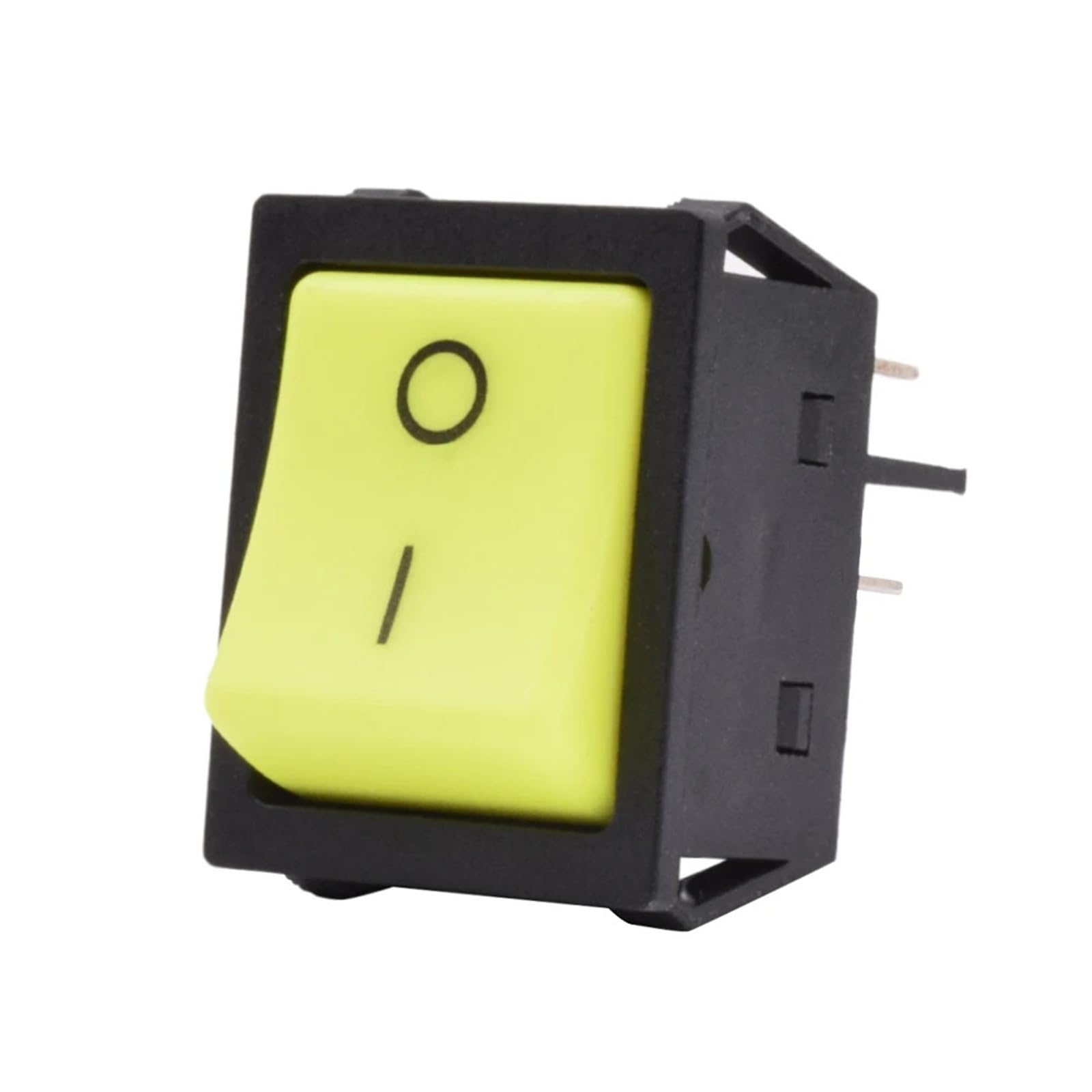 Interruptor rectangular DPDT 4 pines ON-OFF alta capacidad 20 amperios sin luz piloto 3