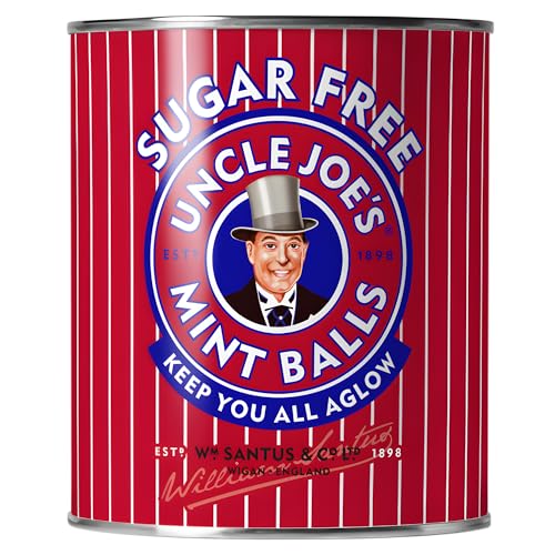 Uncle Joes - Sugar Free Mint Balls 120g Tin