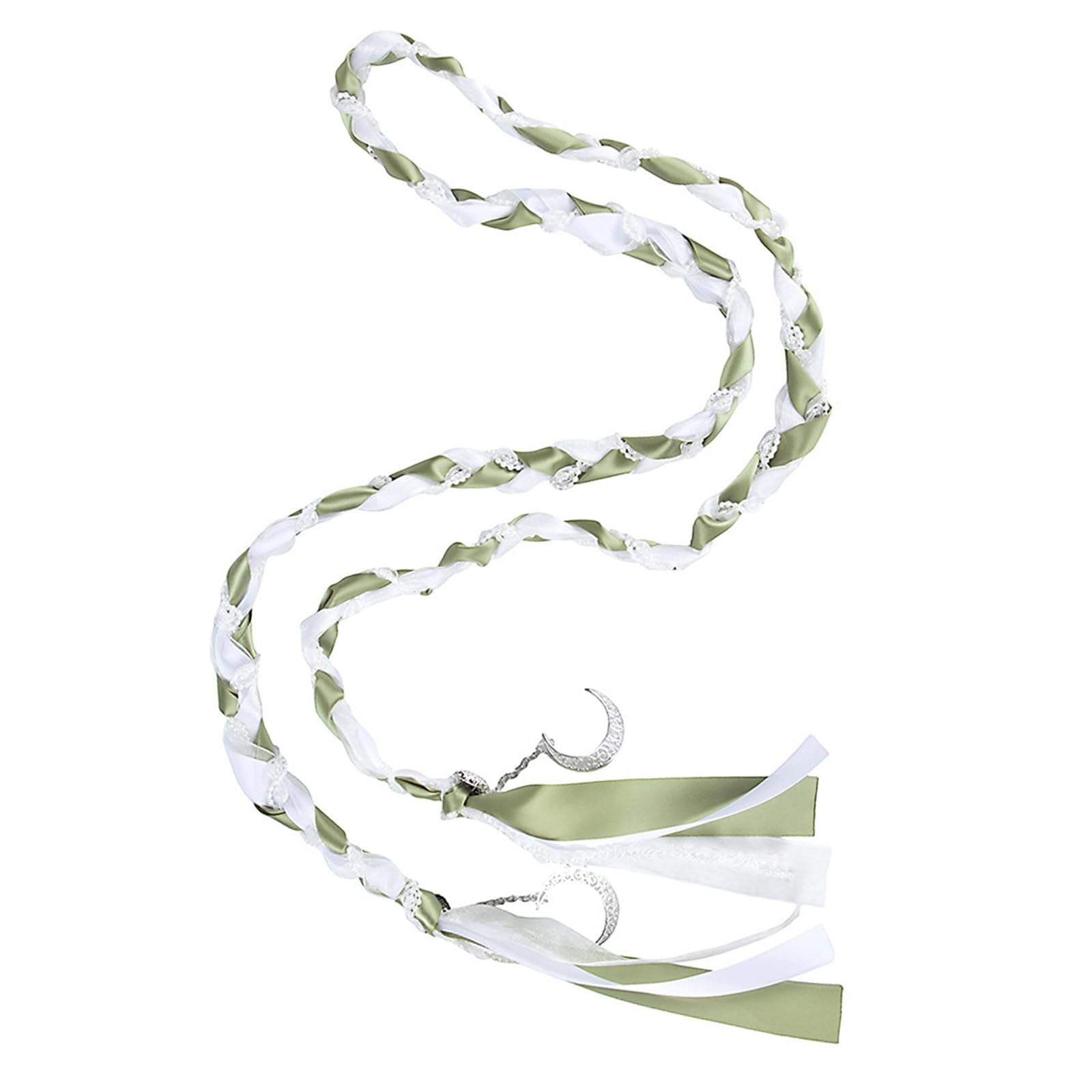 Tmboryuu Unisex Green Elegant Wedding Lassos Lazos Handfasting Cord With Pendant Ritual Decoration For Theme Event Ceremony Celebration Traditional Symbol
