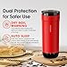 VSITOO S5 heated travel mug,16oz, Auto-Sensing AI Heats Drinks To 120-150°F Hands-Free. Temperature Control for All Cars, Perfect for Home/Office/Travel/Outdoor, Ideal Gift for Coffee Lovers - Red