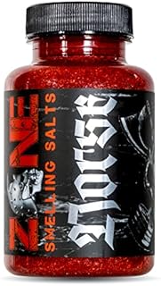 Zone Smelling Salts for Athletes Ammonia Inhalant Sniffing Salts Weightlifting Powerlifting Strongman - Blood (Large/Advanced)