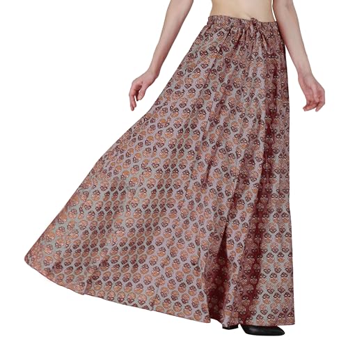 Image of Sttoffa Cotton Printed Women Wear Maxi Long Skirt 40 inch inch Full Length