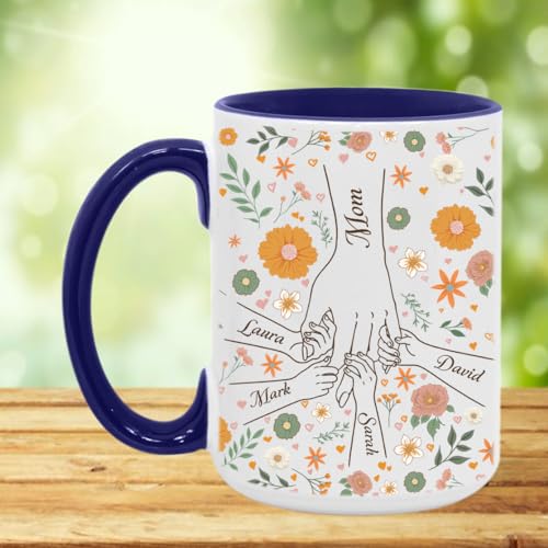 W441515-You-Hold-Our-Hands-Personalized-Mug-Custom-Mothers-Day-Mug-for-Mom-Gifts-from-Son-with-Kids-Name-Gifts-for-Mom-Mug-Ceramic-White-Mug-11OZ-15OZ