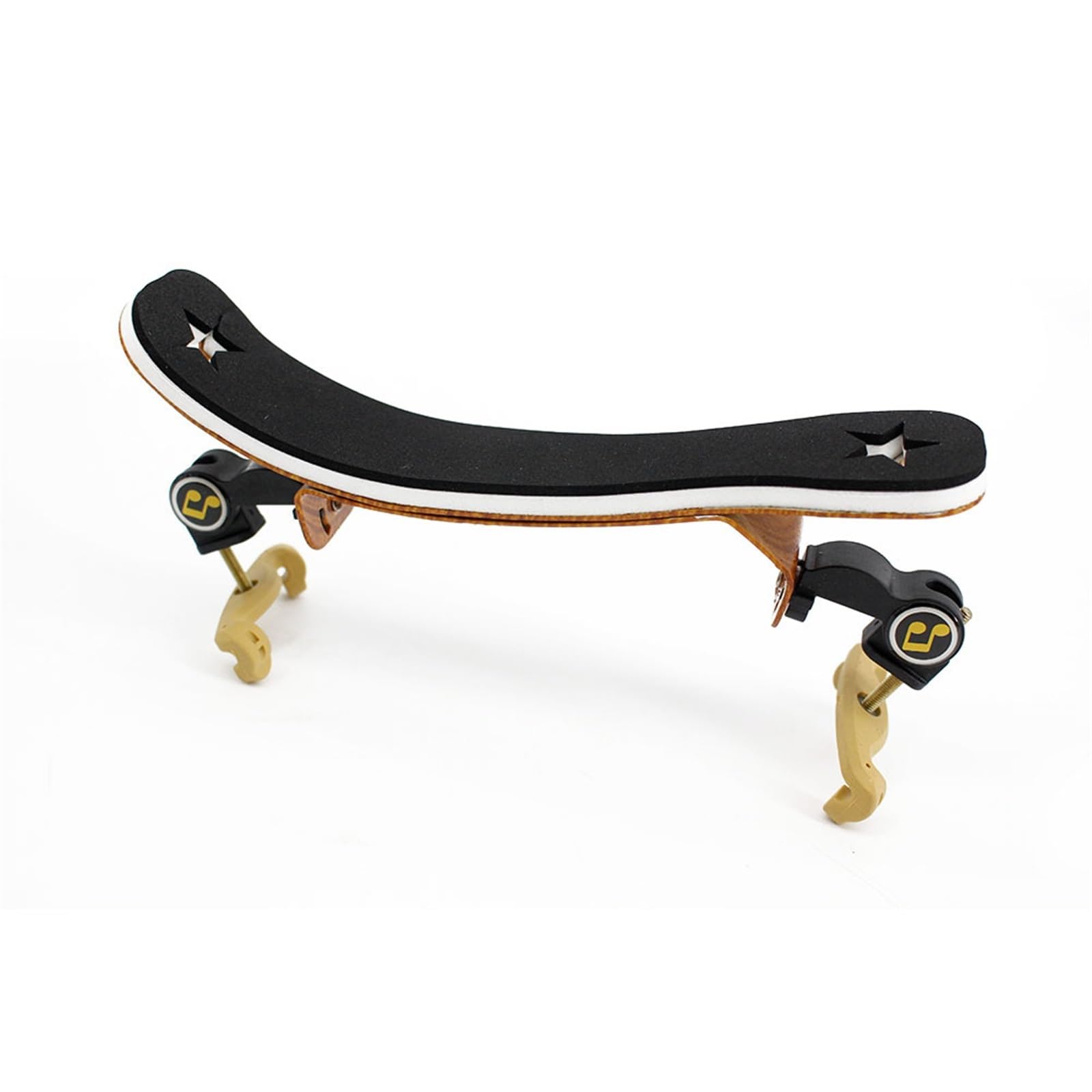 Accesorios para violín Reposapiés para violín Almohadilla para el hombro de aleación de aluminio Esponja engrosada Soporte de carga Arco grande Ancho y altura ajustables Reposapiés para violín (Color