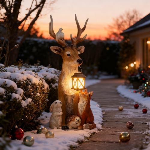 Sunshine smile Weihnachtsdeko Hirsch Mit LED...