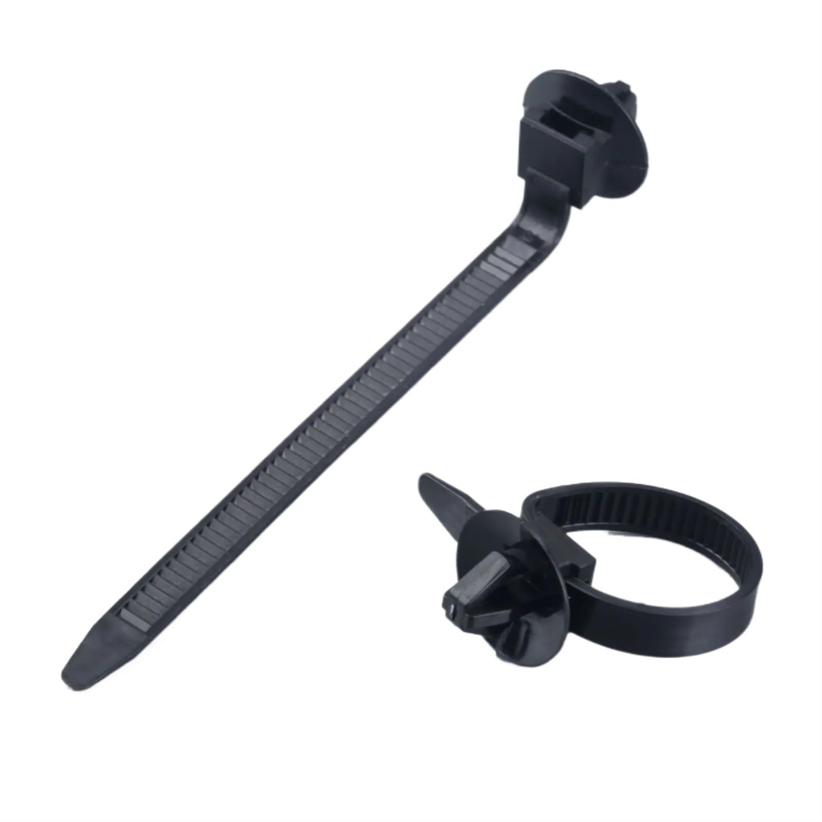 YTQMoreBNZ 100Pcs Car Nylon Tie Wrap Cable Fixed Fasteners Clips Black Car Cable Fastening Zip Strap For All Cars 92mmx5mm Auto Fastener