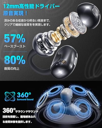 Keypal イヤーカフイヤホン i100サムネイル5