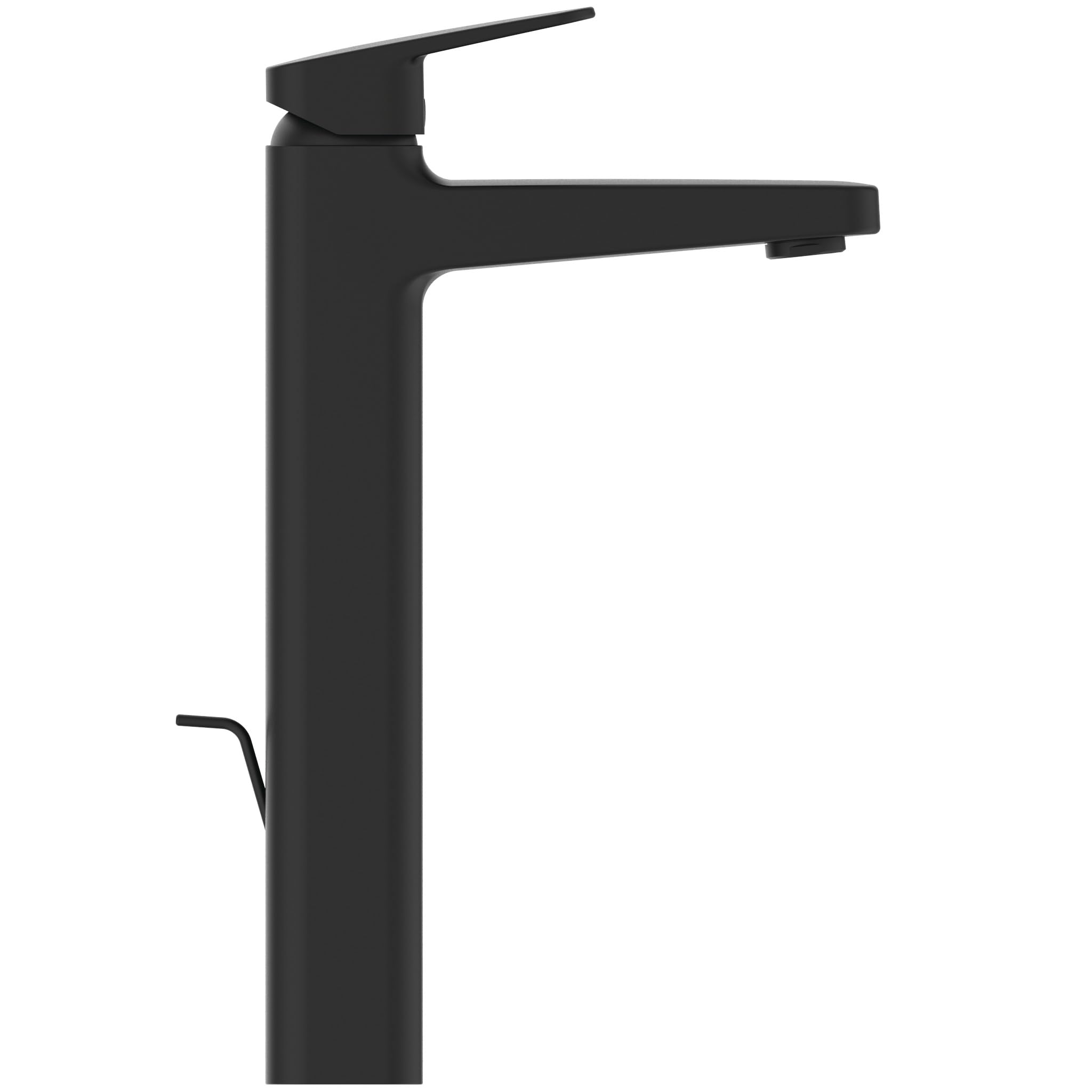 Ideal Standard - Ceraplan, Wysoki jednouchwytowy mikser do umywalki, Bateria do podłogi, Czarny jedwab
