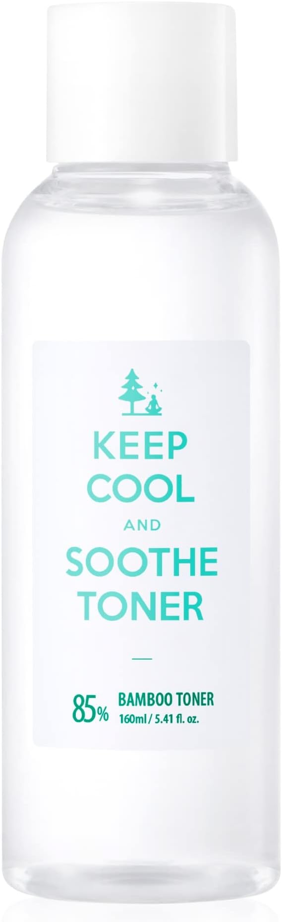 KEEP COOL Soothe Bamboo Face Toner 5.41 Fl Oz 160ml - Instant Soothing & Ultra Hydrating Moisturizer with Hyaluronic Acids – Protecting Skin & Pore Minimizing, Fragrance-Free
