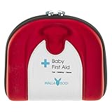 botiquin para bebes recien nacidos Apto como equipaje de mano Wallaboo - Botiquín de primeros auxilios para bebé, color rojo