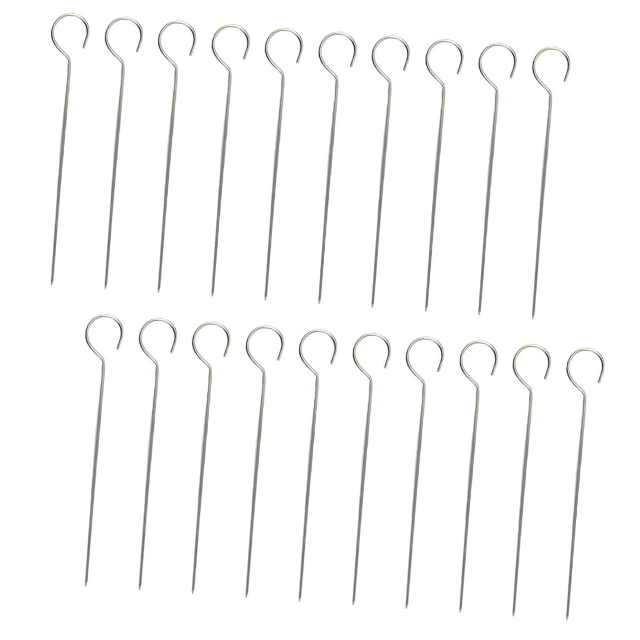 Amazon | CAXUSD ステンレス製バーベキュー串 肉串 20本セット