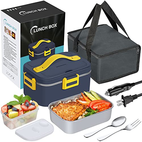 Top 5 Best Electric Lunchboxes To Buy In 2025: A Comprehensive Guide Kelly Bejelly CUJGT Electric Lunch Box Food Heater, 75w Portable and Leakproof Heated Lunch Boxes For Adults With 1.8L Removable 304 Stainless Steel Container, 12v 24v 110v Electric Lunch Box for Car Truck Home
