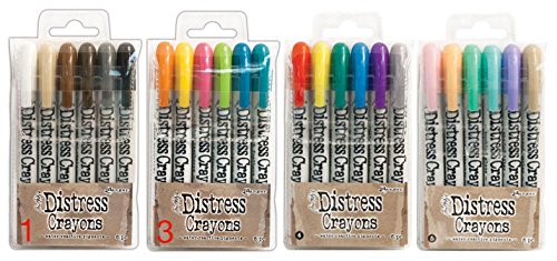 Ranger Tim Holtz 24 Distress Crayons Sets #1, #3, #4, #5
