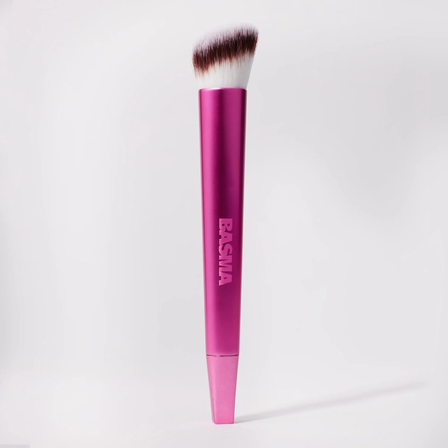 BASMA Beauty Complexion Foundation Makeup Brush, Dense Round Ultra-Soft Vegan Taklon Bristles for Cream, & Liquid, Seamless Blending for Bronzer, Contour, Concealer & Blush, Cruelty-Free