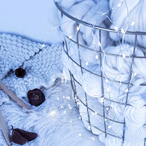 Litogo Luci LED Batteria [2 Pezzi], [Timer] Catena...