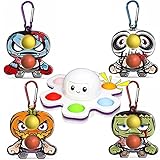 [4 estilos de Halloween] Seguramente tu ojo se sentirá atraído por él a primera vista. Nuestro juguete de Halloween con forma de burbuja tiene todos los colores que quieras. Obtendrá 4 pop it fidget toys y un pulpo fidget spinner, están diseñados como espíritus malignos, calabaza, fantasma horrible, todo en el tema de Halloween, diviértase y feliz Halloween.