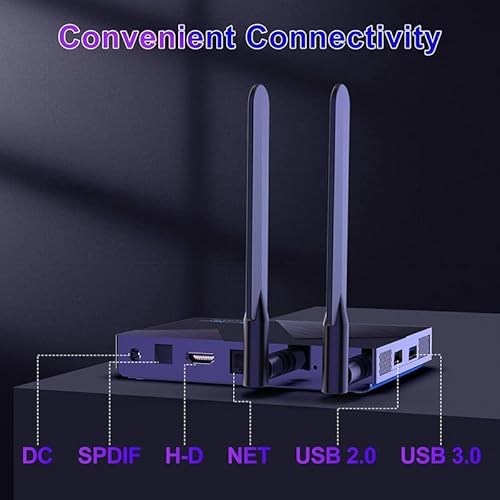 SXGCH Android 12.0 TV Box 2023, H96 MAX V58 8GB RAM 64GB ROM RK3588 Soporte 2.4G/5Ghz WiFi Ethernet 1000M Bluetooth 5.0 UHD/4K 8K H.265 HDR 10, Decodificador,4gb+32gb