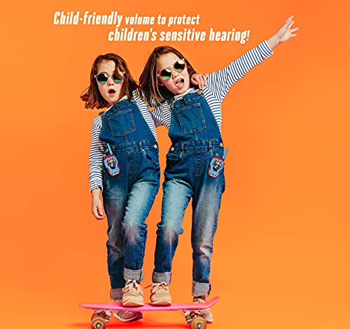 Dickie Toys Feuerwehrmann Sam Walkie Talkies für Kinder ab 4 Jahren - 2 Funkgeräte, 100m Reichweite, kindgerechte Lautstärke, Robustes Gehäuse - Rote Walkie Talkie Kinder Spielzeug - 203092005