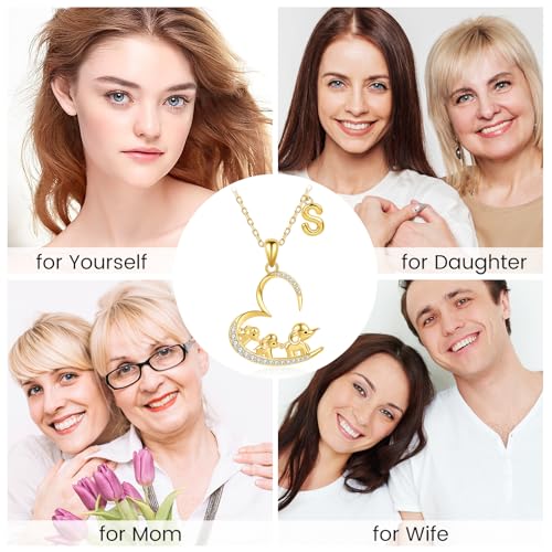 Collier or 18 carats avec initiale bulle bijou maman chic - 6