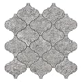 Avant Decor | Peel and Stick Kitchen Backsplash Tiles | Stone Composite Arabesque | Stick On Wall Tiles | Easy DIY Installation | 5” x 5” | Sample Tile