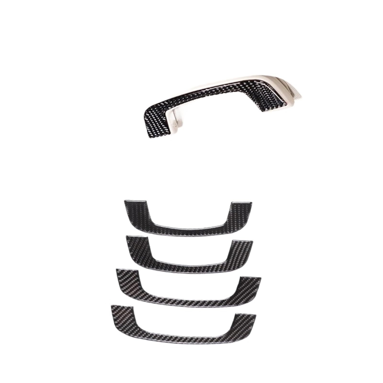 VNHLOTVJL Car Center Console Gear Air Conditioner Outlets Trim Stickers Kit Accessoires Compatible for BMW X3 G01 2018-2022 Soft Carbon Fiber