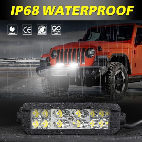 Image of 5 Inch Slim LED Light Bar 36W Combo Small Off Road Driving Lights | Slim LED Light Bar Waterproof Work Backup Head Lights for Dirt Bike Truck UTV ATV Motorcycle