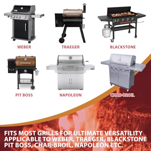 Image of Universal Griddle Warming Rack for Pit Boss Traeger Wood Pellet Smoker Grill, Adjustable Warming Rack for Weber Blackstone and More Tabletop Flat Rack