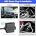 OBD Radar Detector Charger Cable, OBDII RJ11 Power Cord, OBD Charger Cable for Radar Detector, Compatible with Escort MAX 360 Passport Uniden R1/R3 Beltronics Radenso XP ect Radar Detectors