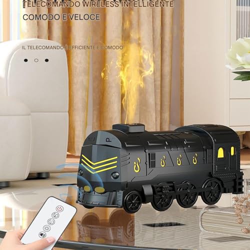 Diffuseur LED 7 couleurs et humidificateur de bureau avec télécommande