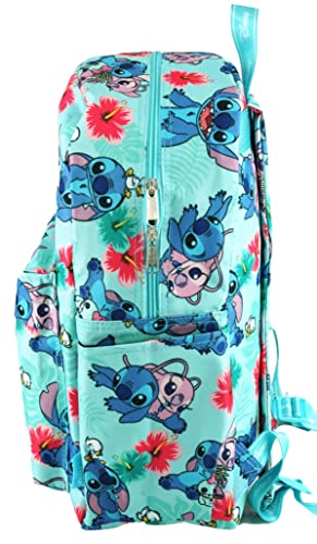 Wondapop Disney Lilo & Stitch 17 Inch Deluxe Backpack with Laptop Compartment (Aqua)4
