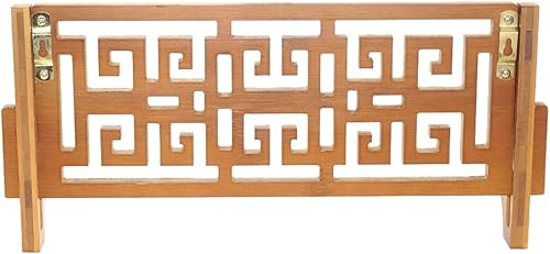 Miniatura 4 de Classical Sword Holder Wall Mount Bamboo Sword Rack Hanger Katana Wakizashi Genji Stand 2 Layer