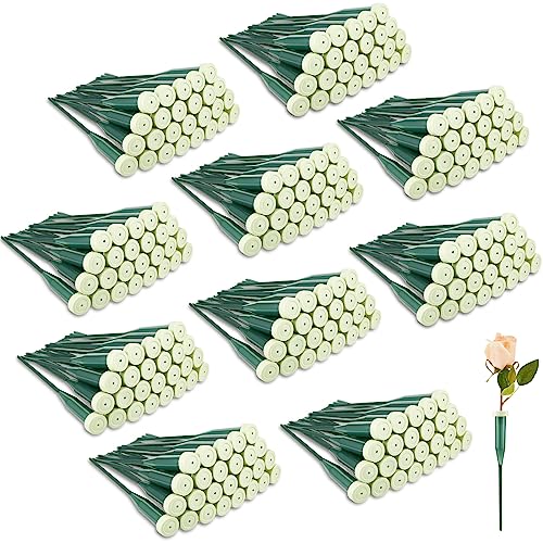 Image of Tessco for you 270 Pcs Floral Water Tube 6 Inch Floral Tubes Plastic Flower Supplies for Fresh Flowers with Rubber Cap for Flower Stem Arrangements Florist Supplies