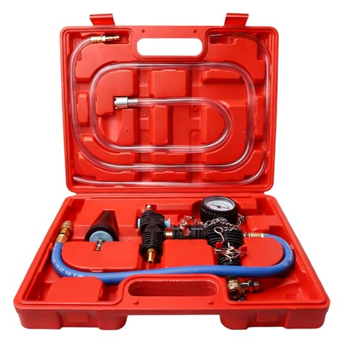 Leikurvo Comprobador de sistema de enfriamiento, dispositivo de purga de aire, para uso profesional en cambios de refrigerante y procesos de prueba