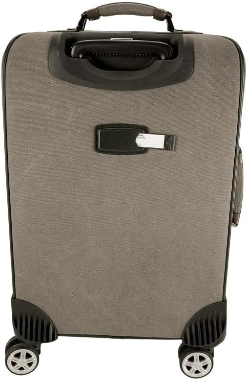 Pilot Wings Spinner Wheeled Luggage Bag with Aviation Themed Interior and Netted Pockets