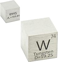 Vista 38 de Cubo de metal blando de indio en 99,995 % Cubo de elemento puro de 25,4 mm de densidad para coleccionista de elementos, tabla periódica, cazador