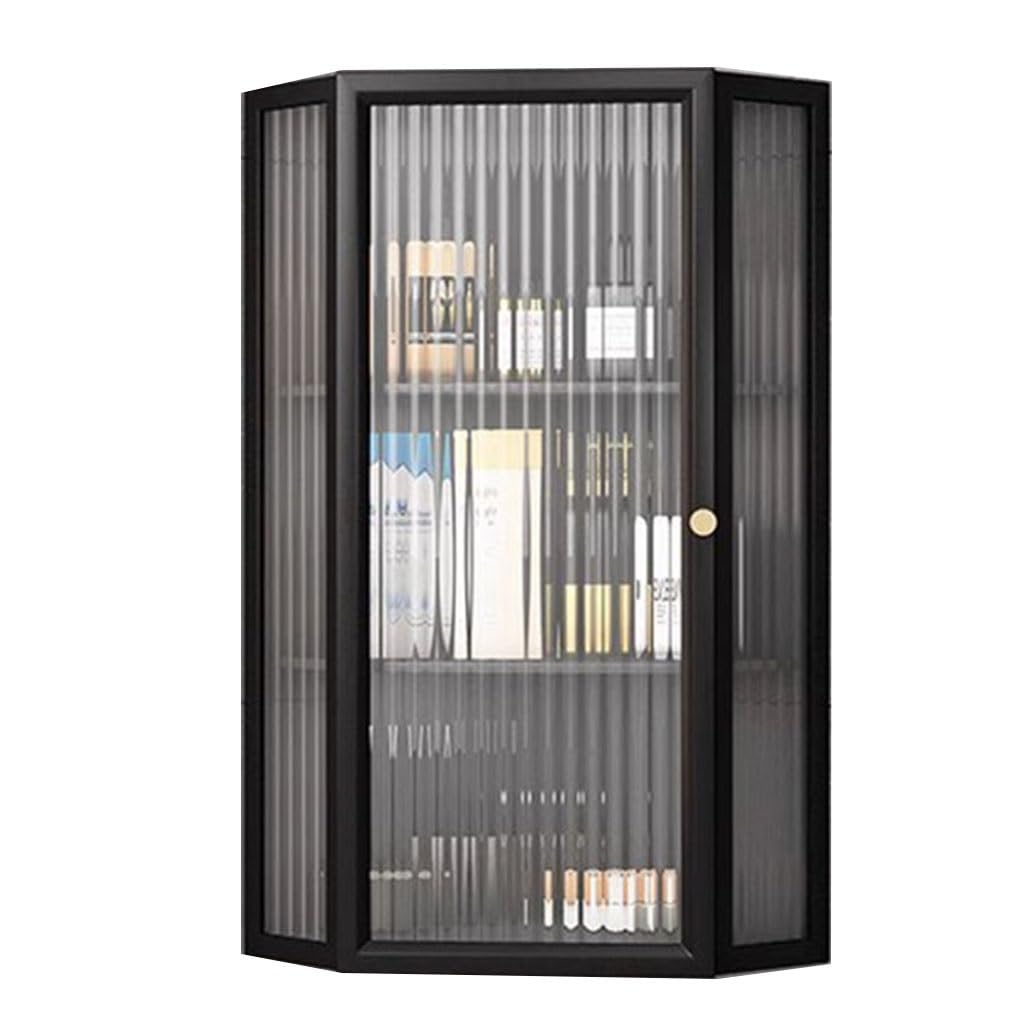 Armoire d'angle murale flottante pour résoudre le manque de place dans votre salon ou salle de bain